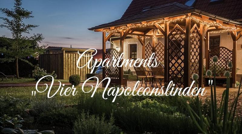 Apartments "Vier Napoleonslinden" Auerstedt Экстерьер фото